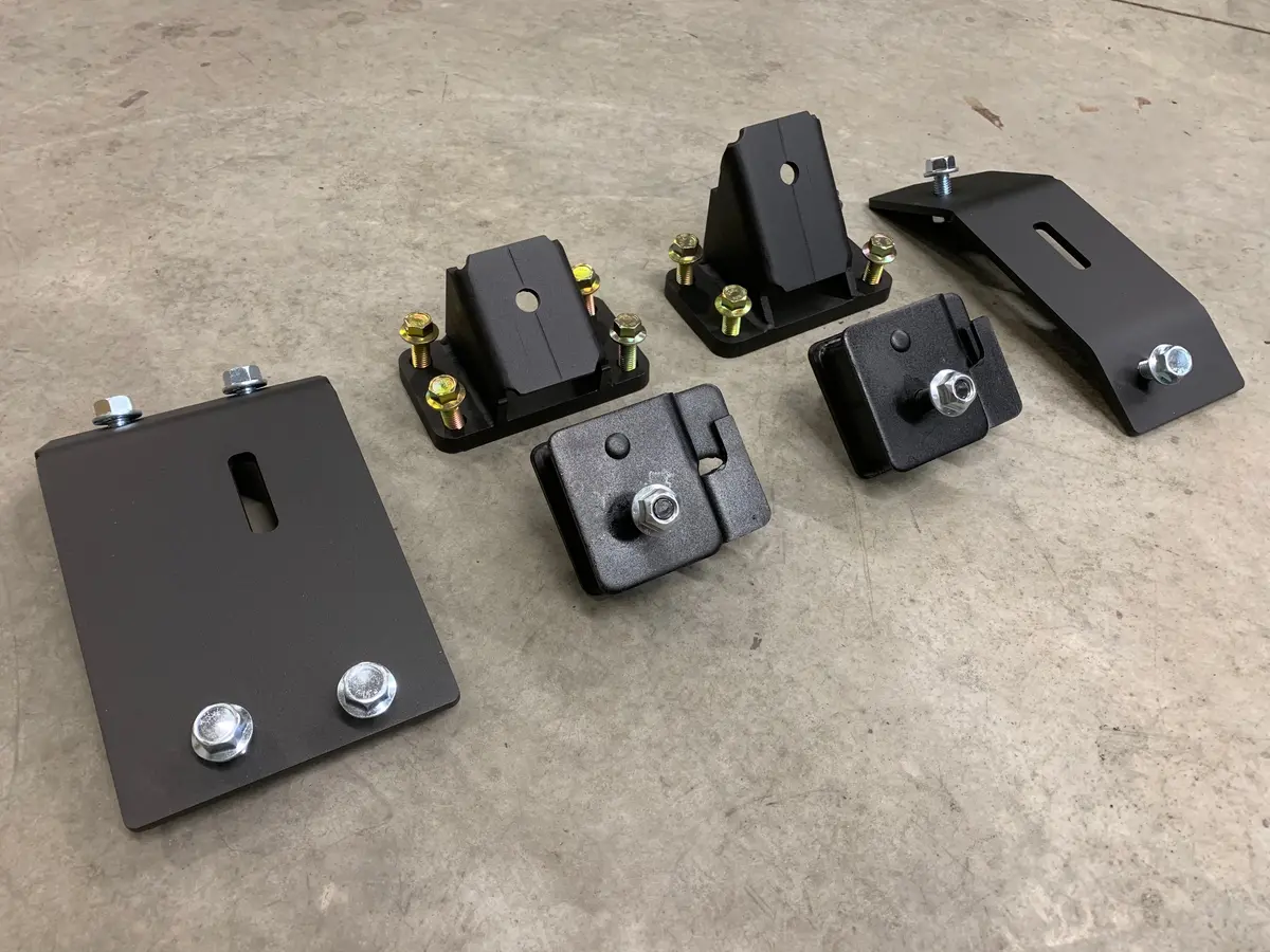 Carrick Customs Cummins Swap Motor Mounts 1St Gen Style 12V/24V/Cr Cummins - 1980-1997 Ford F-Series 1