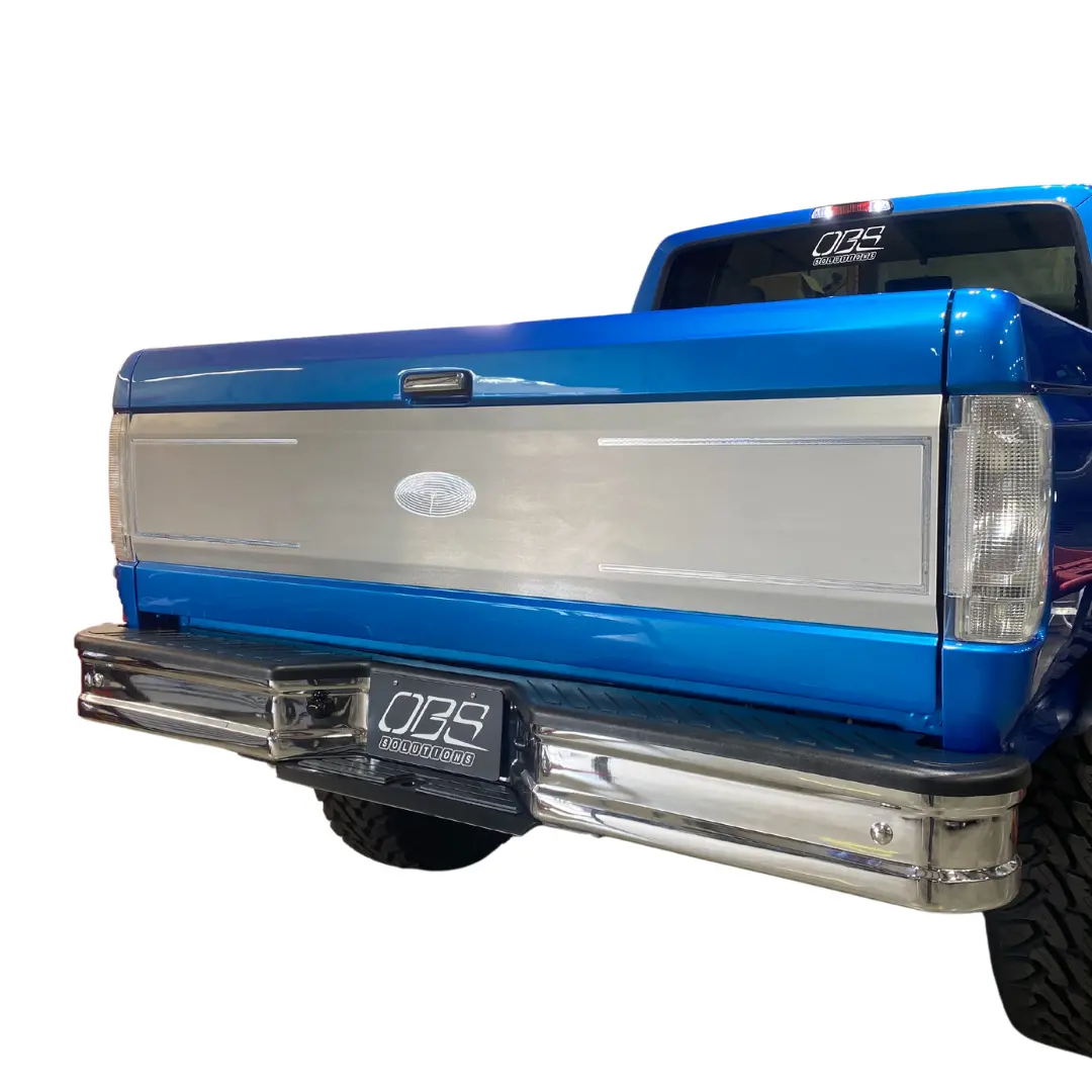 Obs Solutions Tailgate Panel With Machined Oval - 1987-1997 Ford F-Series 1