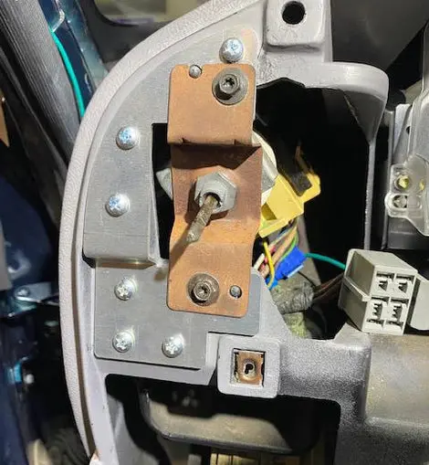Obs Solutions Ford Headlight Switch Mount Repair Bracket - 1992-1997 Ford F-Series & Bronco 1