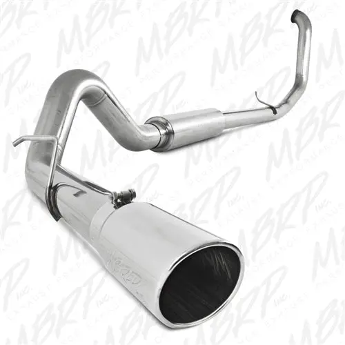Mbrp 4" Turbo Back, Single Side Exit, T409, 1998-2003 Ford Powerstroke 7.3L 1