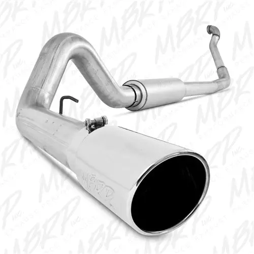 Mbrp 4" Turbo Back, Single Side Exit, 1998-2003 Ford Powerstroke 7.3L, S6200al 1