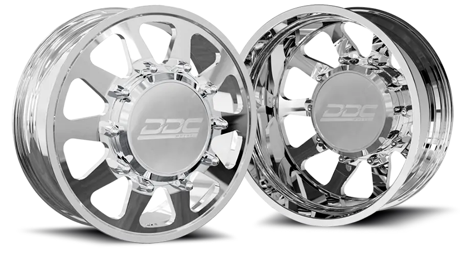 (1987 - 1997) Ddc Wheels Polished The Ten Dually Wheels 1
