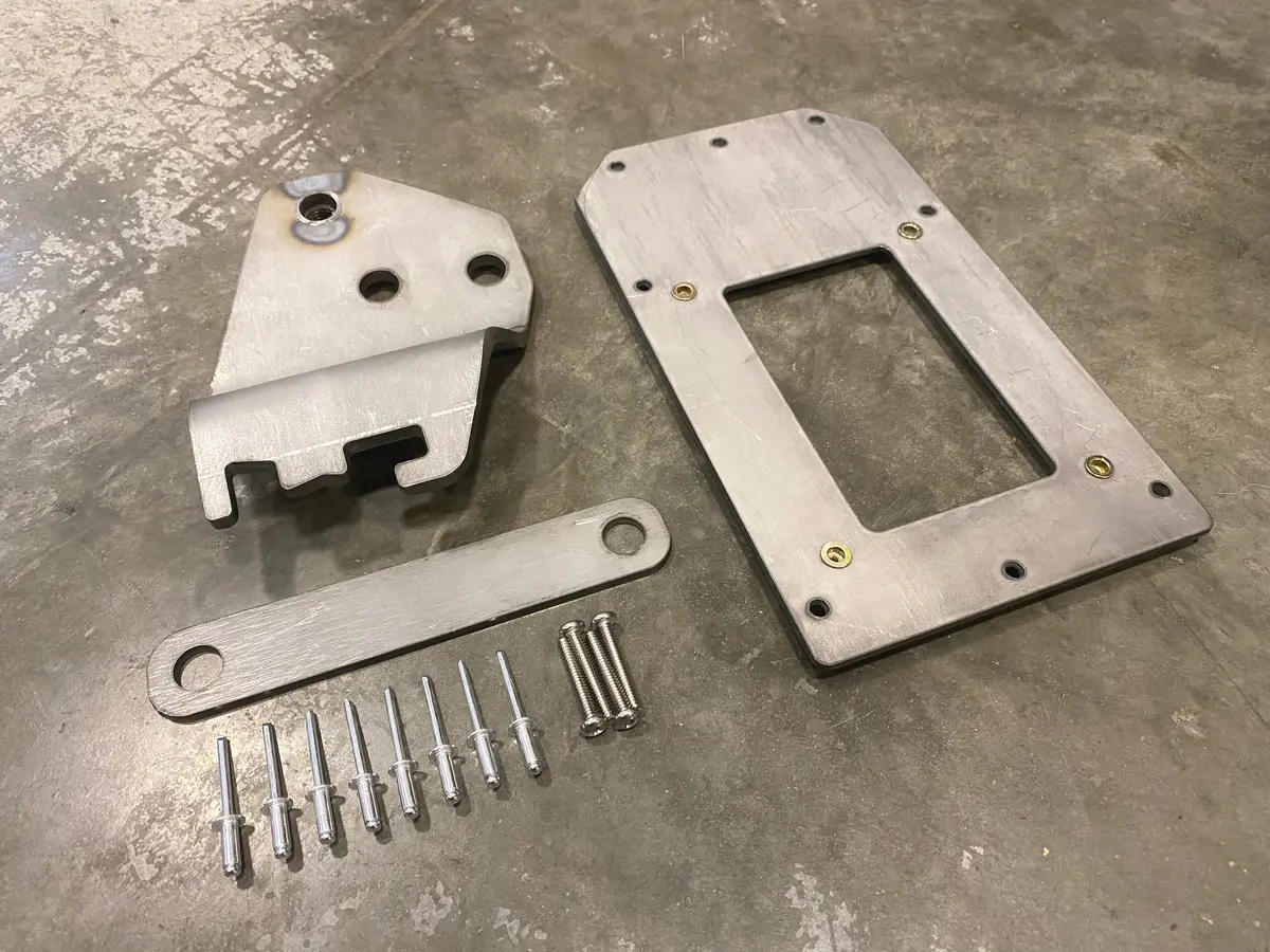Carrick Customs Zf5/Transfer Case Shifter Re-Locate Kit - 1